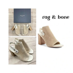 NWT RAG & BONE LEIGH SANDAL STUCCO SD PF SIZE 6